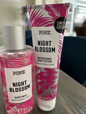 Victoria  s Secret PINK Night Blossom 8.4oz Fragrance Mist And 5oz Body Lotion