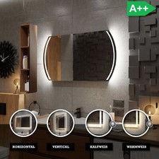 Badspiegel mit LED Beleuchtung Wandspiegel Badezimmerspiegel nach mass CAIRO