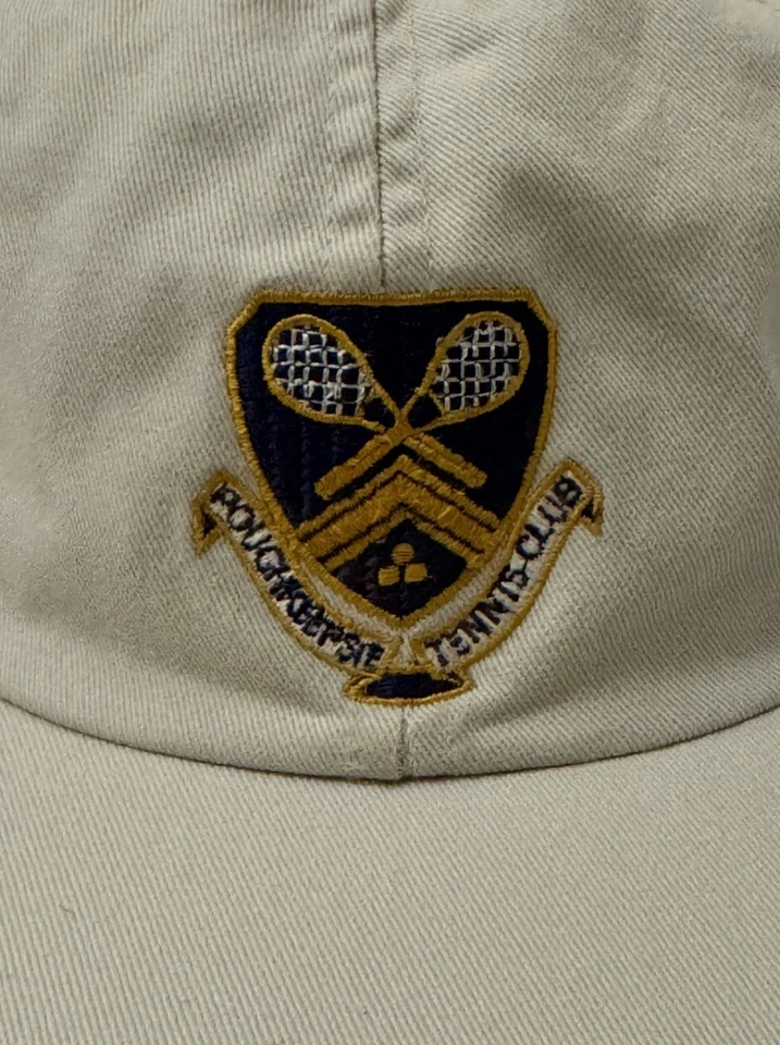 Poughkeepsie Tennis Club hecho en EE. UU. LL sombrero de frijol Foto 2 de 4