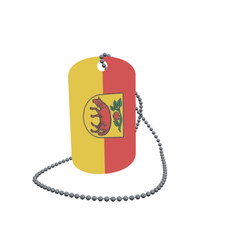Dog Tag Flag Schlat Dog Tag Aluminium 30 x 50mm