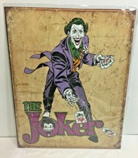 The Joker DC Comics Retro Metal Tin Sign 12.5" x 16" Made in the USA