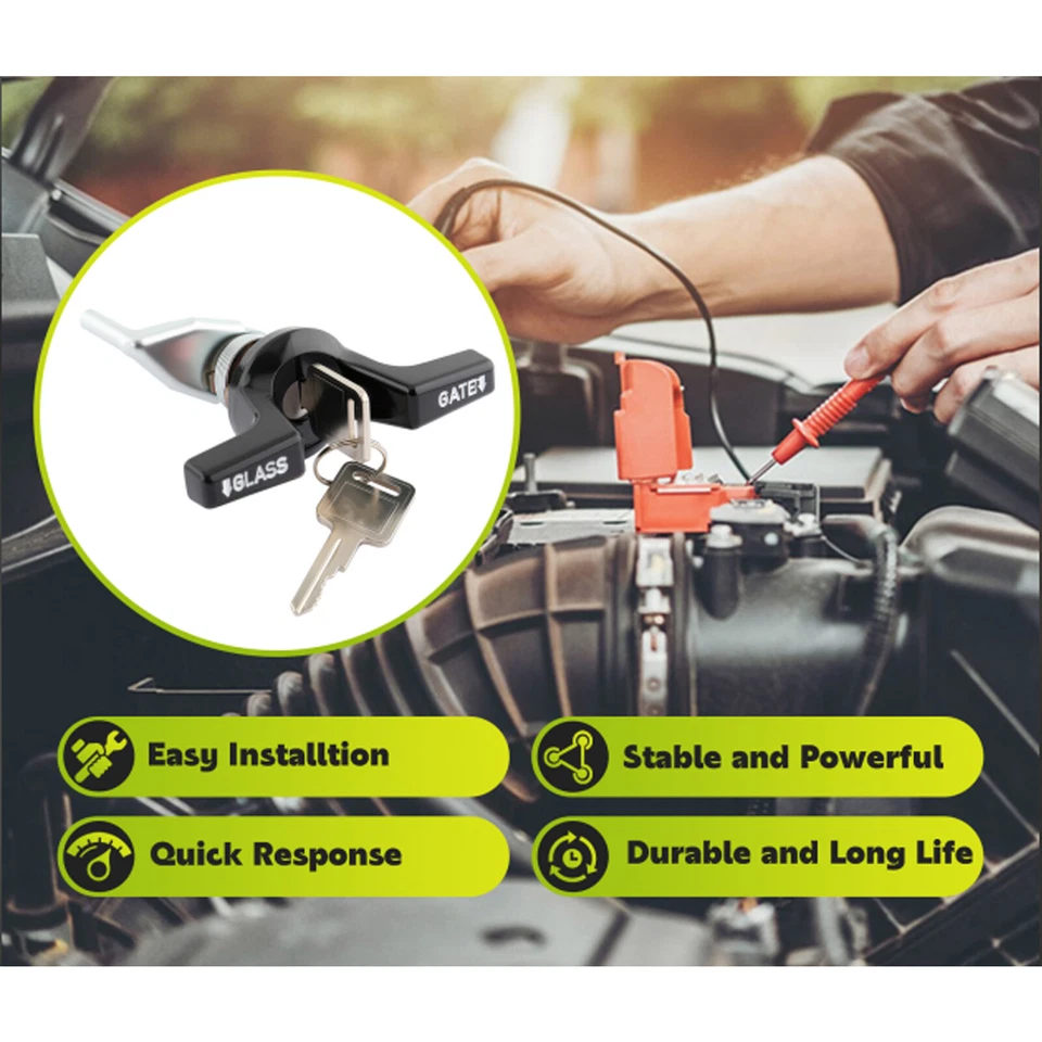 FOR 83-94 Chevy S10 S15 Blazer Jimmy Trunk Lift Gate Lock Chevrolet AL356T - Imagem 3 de 4