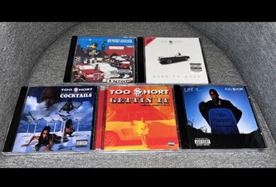 Too Short 5 CD Lot Short Dog's, Born To, Cocktails, Gettin It, Life Is Too $hort