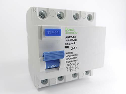 Interruttore differenziale 40A, 4P trifasico (3P+N), Classe A SI Super (Z2b)