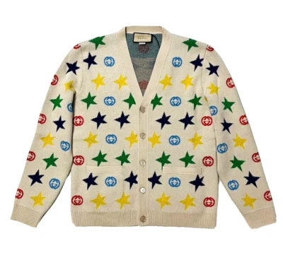 GUCCI Wool Star Interlocking GG Cardigan - Bild 1 von 4
