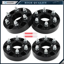 4Pcs 1.5" 6x5.5 to 6x120 Wheel Adapters 14x1.5 For Chevy 6x139.7 to 6x120 Wheels