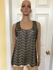 BANANA REPUBLIC lace sleeveless top size XS