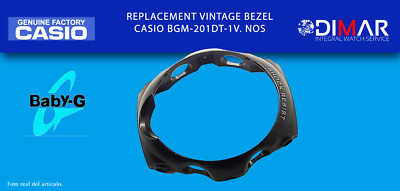 Replacement Vintage Original Bezel Casio BGM-201DT-1V. NOS