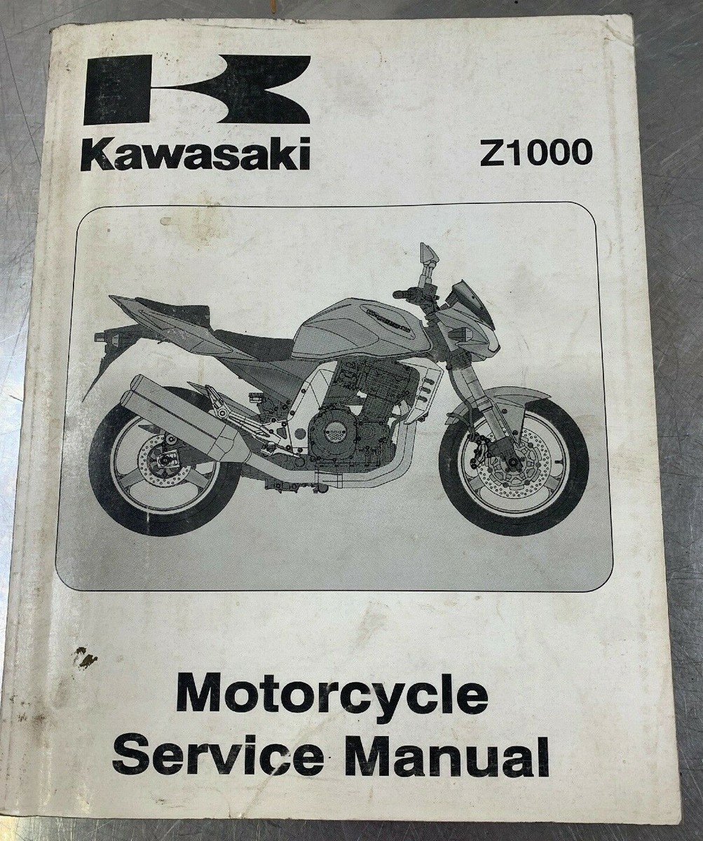Kawasaki Z1000 サービスマニュアル 2003年式 Kawasaki Factory Service Manual 2003 03 ZR1000 Z1000 Z 1000 ZR OEM