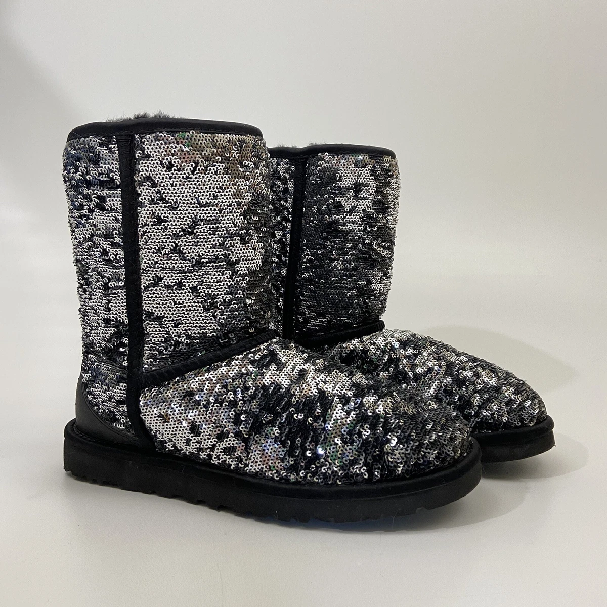 Ugg reversible sequin boots sales