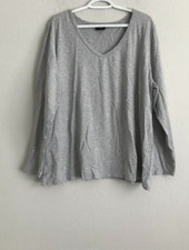 Bumblebella by Jill Martin Bejeweled Long-Sleeve Tee - Grey (Sz 2X) a622701 