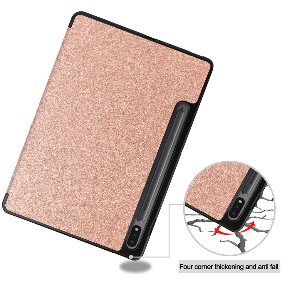 Leather Shockproof Stand Case For Samsung Galaxy Tab 11 S8+ SM X700 X800 2022 UK - Image 3 of 4
