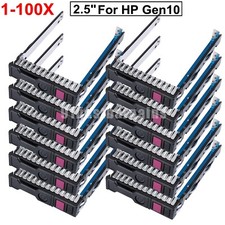 Lot 727695-001 HP G10 Gen10 2.5 inch NVMe SAS SATA HDD Tray Caddy Sled Bracket