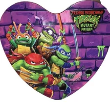 Teenage Mutant Ninja Turtles Mutant Mayhem Milk Chocolate Heart 2.54 OZ
