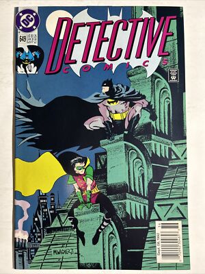 Detective Comics #649 NEWSSTAND Comic 1992 Matt Wagner DC Batman Robin Spoiler