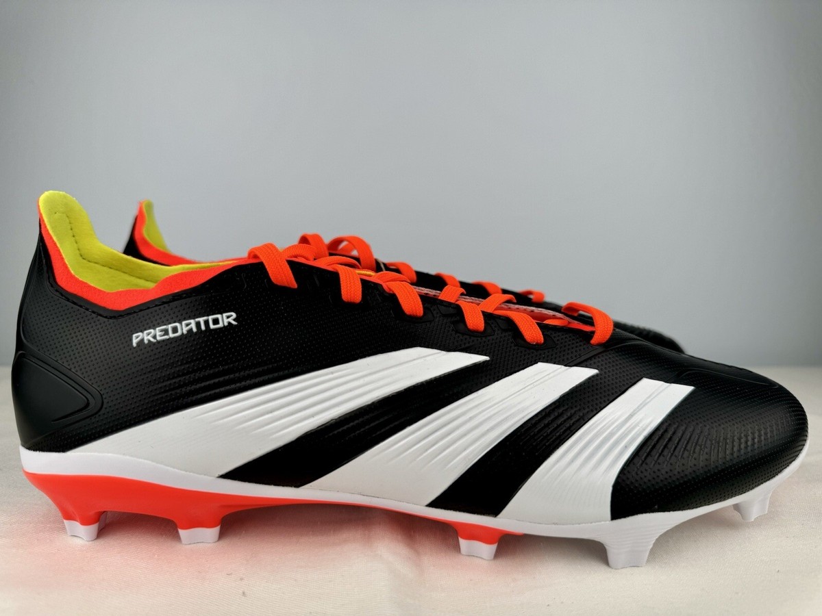 Buy Adidas Predator League L FG Cleats Black White Orange Mens Sz