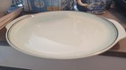 1950’s MCM Universal Pottery BALLERINA Ware Mist Mint Blue Green SERVING PLATTER — photo 2
