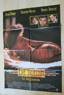 Filmplakt : Die Tigerin ( Valentina Vargas , James Remar , Hannes Jaenicke )