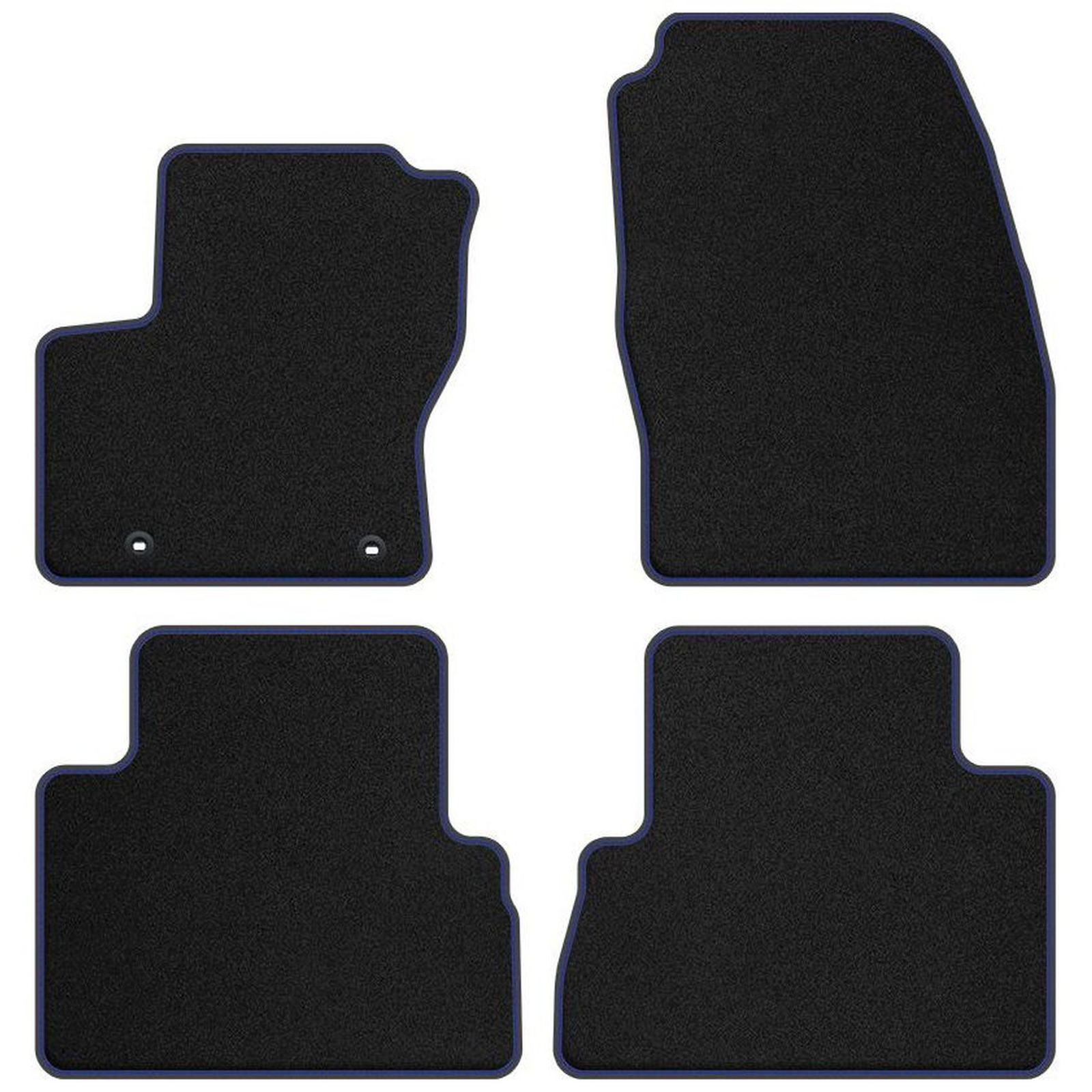 Tapis velours Premium bleu mat FO01-2 pour sublimer l'habitacle Ford C-Max II