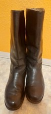 Alte Bundeswehr Lederstiefel Hufeisen genagelt Gr. 265 (41) Militärstiefel