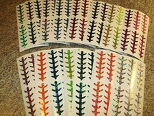 3" Ladderback Die Cut Holo Sparkle 20 PK Fishing Lure Tape  15 Colors