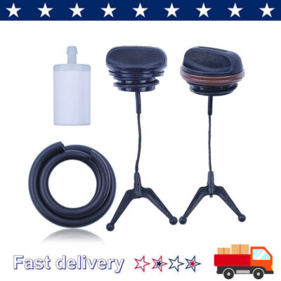 Gas Fuel Oil Tank Cap Set For Jonsered 2147 2149 2141 2145 2152 2153 Chainsaw