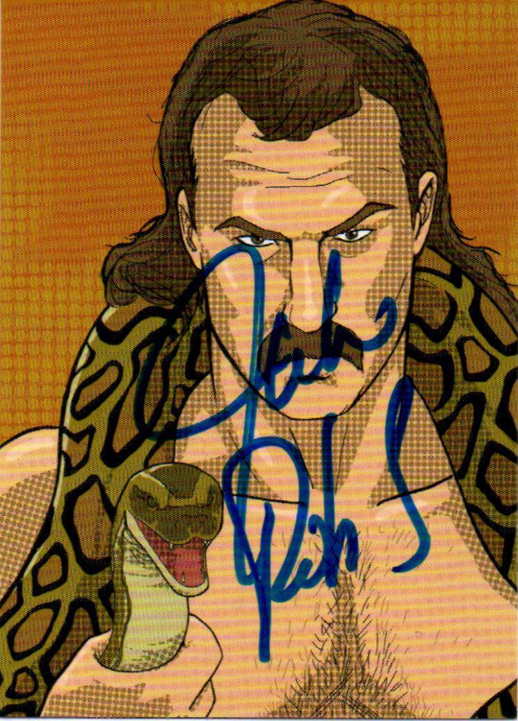 Jake The Snake Roberts Signed PWL Trading Card Series 3 #1