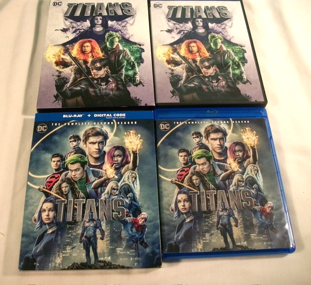 DC Titans TV Show, Complete Seasons 2, DVD Blu-Ray Box Sets