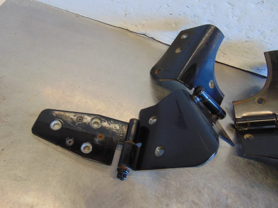 Jeep Wrangler Bisagras Parabrisas Puerta Superior Pivotes TJ 97-02 Negro Foto 3 de 4