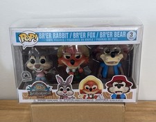 Funko Disney Br’er Rabbit Fox & Bear 3 Pack Splash Mountain VAULTED In Protector