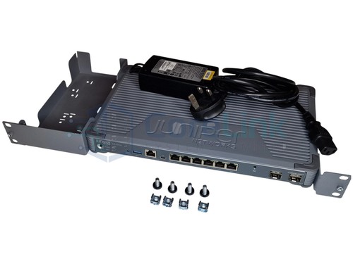 Juniper SRX300 Firewall Services Gateway 8x GbE + SRX300-RMK0 Rack Kit & PSU
