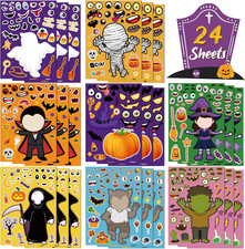 Halloween Party Favors - DIY Crafts Stickers for Kids Kids Halloween Games Toy
