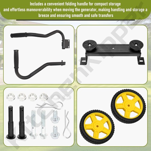 Generator Wheel Kit for Champion 2800-4750-Watt Generators with Folding Handl... - Picture 6 of 8