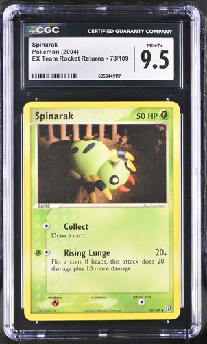 Spinarak graded CGC 9.5 for sale on eBay