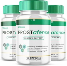 3 Pack Prostafense Advanced Prostate Support Health Formula 180 Capsules
