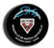 Erin Ambrose Montreal Victoire Signed Autographed Official Game Puck