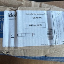 Ideal Logic Vogue Boiler Horizontal Flue Terminal Telescopic B Pack 208169