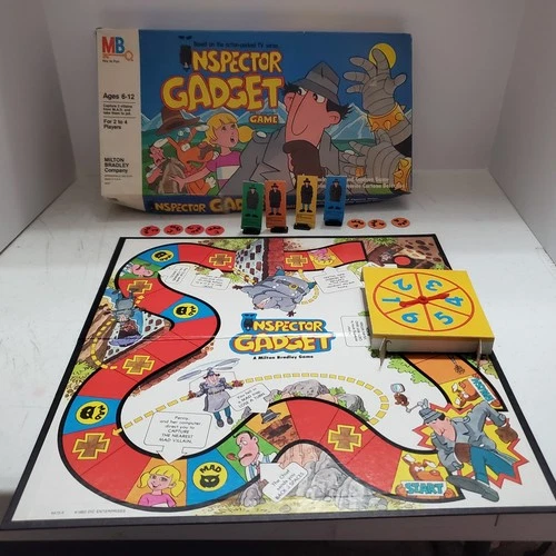Vintage Inspector Gadget Board Game By Milton Bradley 1983 99% Complete