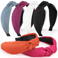 Headbands for Women Girls - 6PCS Stylish Top Knotted Headbands - Knotted Headban