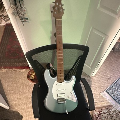 Sterling by Music Man Cutlass HSS Electric Guitar Firemist Silver