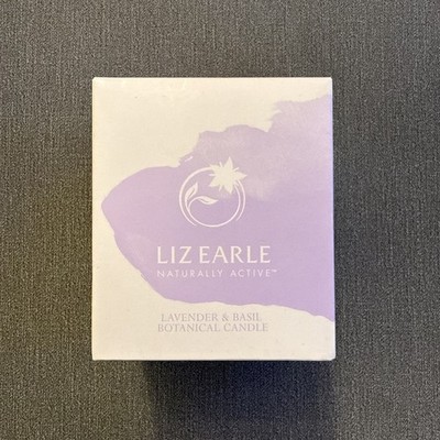 Liz Earle Lavender & Basil Botanical Candle - Brandneu / unbenutzt - kostenloser Versand