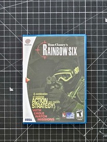 Dreamcast Tom Clancy's Rainbow Six Custom Case NO Game or Manual