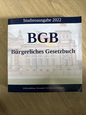 BGB Bürgerliches Gesetzbuch