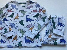 NEW UPLOAD 💙 Clean & Nice Dinosaur Pyjamas 2pc By H&M Boys 4-6 Years