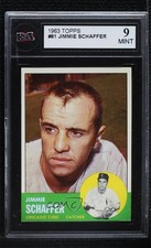 1963 Topps Jimmie Schaffer #81 KSA 9 MINT 0i7t