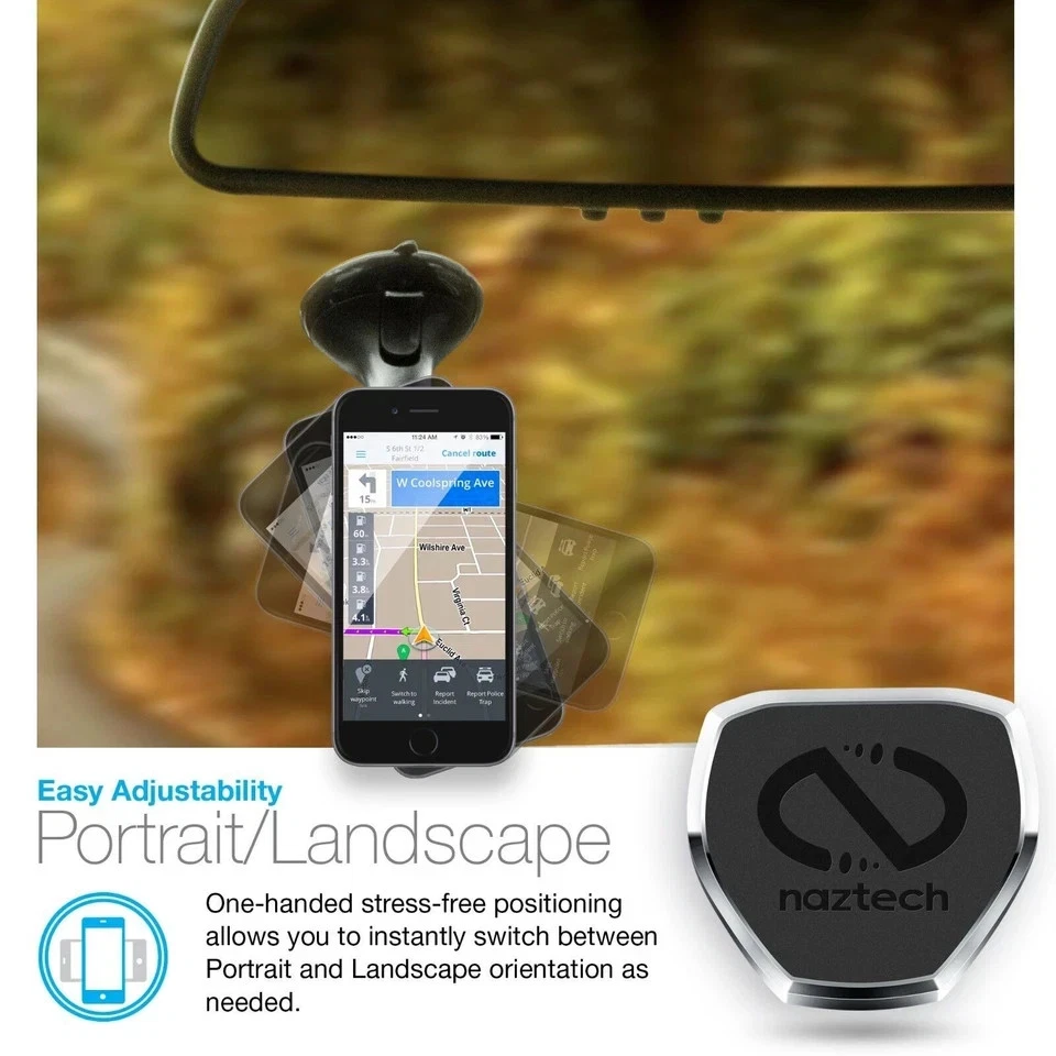 Naztech MagBuddy Elite Windshield Mount Adjustable w Quick & Easy Installation - Image 4 of 4