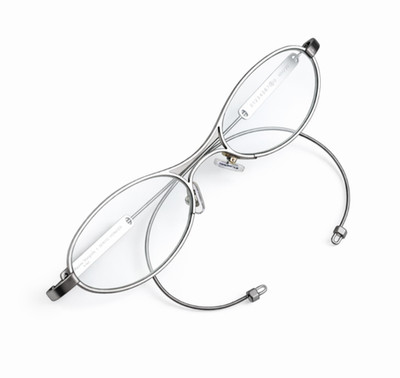Gentle Monster Maison Margiela MM220 A020 Brille Silber/Klar mit Etui Neu