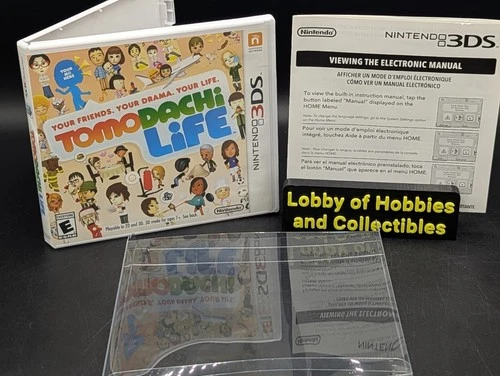 Tomodachi Life ( Nintendo 3DS ) CIB - Tested - Authentic - Collector Case
