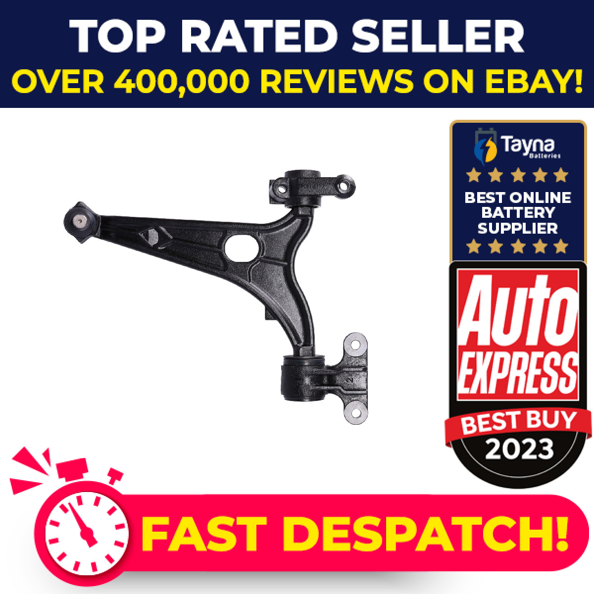 Wishbone / Suspension Arm fits CITROEN C8 2.0D Front Lower, Left 2006 on 3520R8