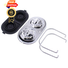 MOTOKU Chrome Brake Master Cylinder Cover Gasket for Corvette 1967-1982